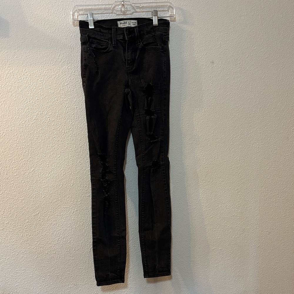 Mudd Black Distressed Skinny Jeans